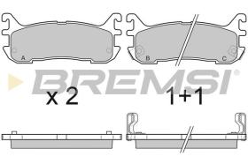 BREMSI BP2759 - PASTIGLIE FRENO - BRAKE PADS