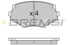 BREMSI BP2760 - PASTIGLIE FRENO - BRAKE PADS