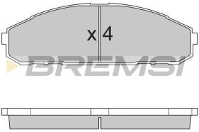BREMSI BP2762 - PASTIGLIE FRENO - BRAKE PADS