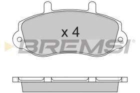BREMSI BP2767 - PASTIGLIE FRENO - BRAKE PADS