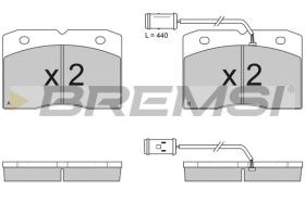 BREMSI BP2768 - PASTIGLIE FRENO - BRAKE PADS