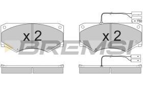 BREMSI BP2769 - PASTIGLIE FRENO - BRAKE PADS