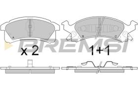 BREMSI BP2779 - PASTIGLIE FRENO - BRAKE PADS