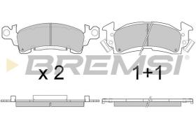 BREMSI BP2781 - PASTIGLIE FRENO - BRAKE PADS