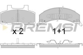BREMSI BP2785 - PASTIGLIE FRENO - BRAKE PADS