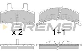BREMSI BP2790 - PASTIGLIE FRENO - BRAKE PADS