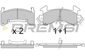 BREMSI BP2796 - PASTIGLIE FRENO - BRAKE PADS
