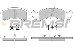 BREMSI BP2799 - PASTIGLIE FRENO - BRAKE PADS
