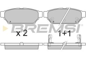 BREMSI BP2800 - PASTIGLIE FRENO - BRAKE PADS