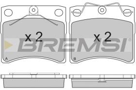 BREMSI BP2802 - PASTIGLIE FRENO - BRAKE PADS