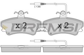 BREMSI BP2809 - PASTIGLIE FRENO - BRAKE PADS
