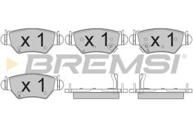 BREMSI BP2812 - JUEGO PASTILLAS DE FRENO BREMSI