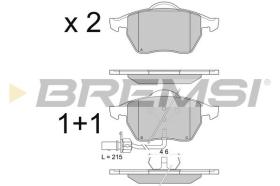 BREMSI BP2816 - JUEGO PASTILLAS DE FRENO BREMSI