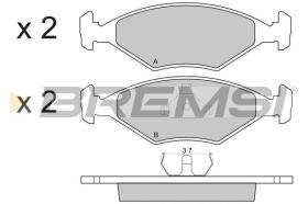 BREMSI BP2822 - PASTIGLIE FRENO - BRAKE PADS