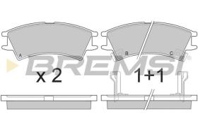 BREMSI BP2825 - PASTIGLIE FRENO - BRAKE PADS