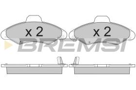BREMSI BP2827 - PASTIGLIE FRENO - BRAKE PADS