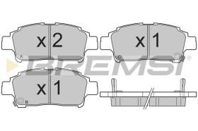BREMSI BP2839 - PASTIGLIE FRENO - BRAKE PADS
