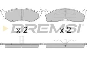 BREMSI BP2841 - PASTIGLIE FRENO - BRAKE PADS