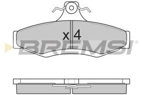BREMSI BP2851 - PASTIGLIE FRENO - BRAKE PADS