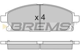 BREMSI BP2857 - PASTIGLIE FRENO - BRAKE PADS