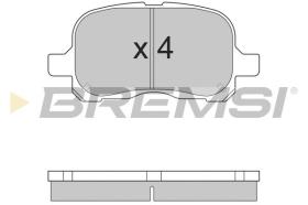 BREMSI BP2859 - PASTIGLIE FRENO - BRAKE PADS