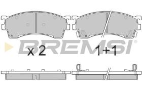BREMSI BP2864 - PASTIGLIE FRENO - BRAKE PADS