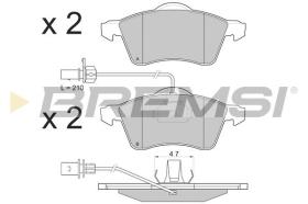 BREMSI BP2868 - PASTIGLIE FRENO - BRAKE PADS