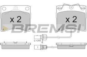 BREMSI BP2869 - PASTIGLIE FRENO - BRAKE PADS