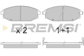 BREMSI BP2871 - PASTIGLIE FRENO - BRAKE PADS