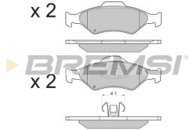 BREMSI BP2873 - PASTIGLIE FRENO - BRAKE PADS