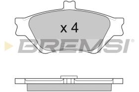 BREMSI BP2875 - PASTIGLIE FRENO - BRAKE PADS