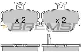 BREMSI BP2881 - PASTIGLIE FRENO - BRAKE PADS