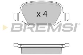 BREMSI BP2890 - PASTIGLIE FRENO - BRAKE PADS