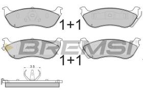 BREMSI BP2892 - PASTIGLIE FRENO - BRAKE PADS