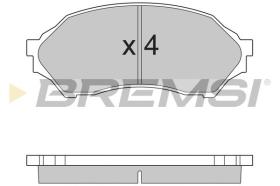 BREMSI BP2895 - PASTIGLIE FRENO - BRAKE PADS