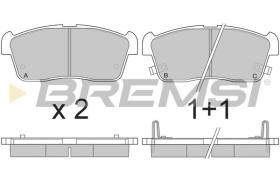 BREMSI BP2902 - PASTIGLIE FRENO - BRAKE PADS