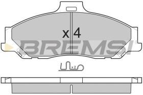 BREMSI BP2905 - PASTIGLIE FRENO - BRAKE PADS