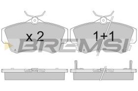 BREMSI BP2908 - PASTIGLIE FRENO - BRAKE PADS