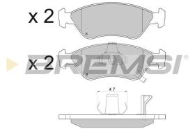 BREMSI BP2910 - PASTIGLIE FRENO - BRAKE PADS