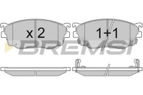 BREMSI BP2912 - PASTIGLIE FRENO - BRAKE PADS