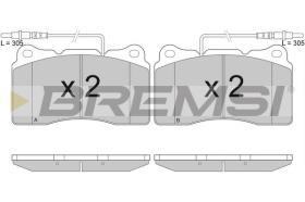 BREMSI BP2924 - PASTIGLIE FRENO - BRAKE PADS