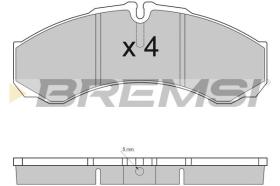 BREMSI BP2925 - PASTIGLIE FRENO - BRAKE PADS