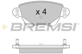 BREMSI BP2927 - PASTIGLIE FRENO - BRAKE PADS