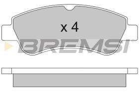 BREMSI BP2928 - JUEGO PASTILLAS DE FRENO BREMSI