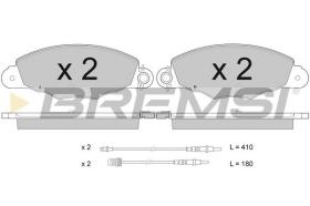 BREMSI BP2930 - PASTIGLIE FRENO - BRAKE PADS