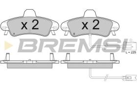 BREMSI BP2932 - PASTIGLIE FRENO - BRAKE PADS