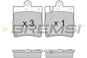 BREMSI BP2936 - PASTIGLIE FRENO - BRAKE PADS