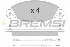 BREMSI BP2937 - PASTIGLIE FRENO - BRAKE PADS