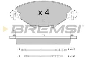 BREMSI BP2939 - PASTIGLIE FRENO - BRAKE PADS