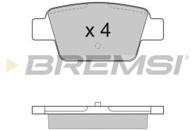 BREMSI BP2947 - JUEGO PASTILLAS DE FRENO BREMSI